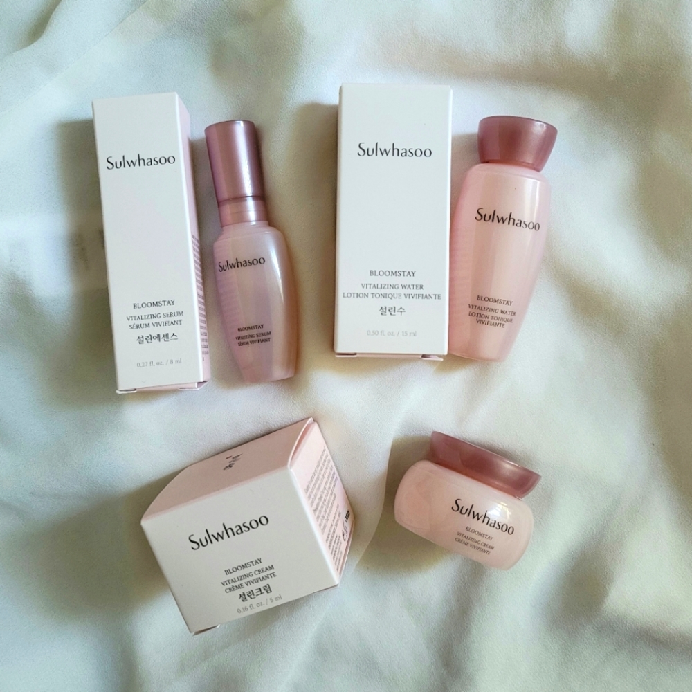 Sulwhasoo Bloomstay Water, Cream, Serum